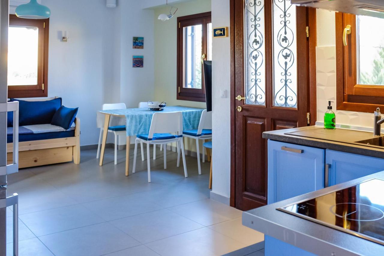 Seasidelongo Houses 1 Min From The Beach Of Nikiti المظهر الخارجي الصورة
